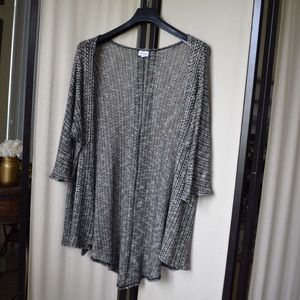 LuLaRoe Cardigan - Black & Ivory